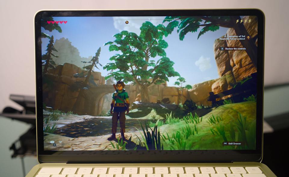 Oceanhorn 3 on a MacBook Neo.