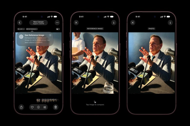 Apple Reference Image mode shown.