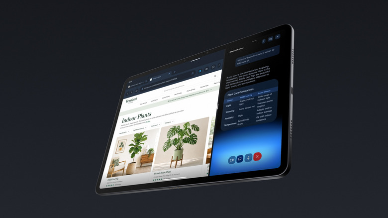 The Alexa Tablet 12 Pro pulling up a response from Alexa+.
